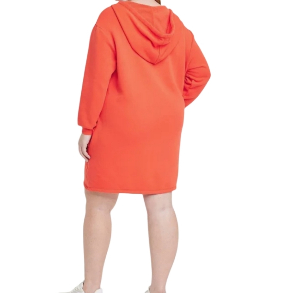Universal Thread Orange Long Sleeve Dress - Picture 2 of 2